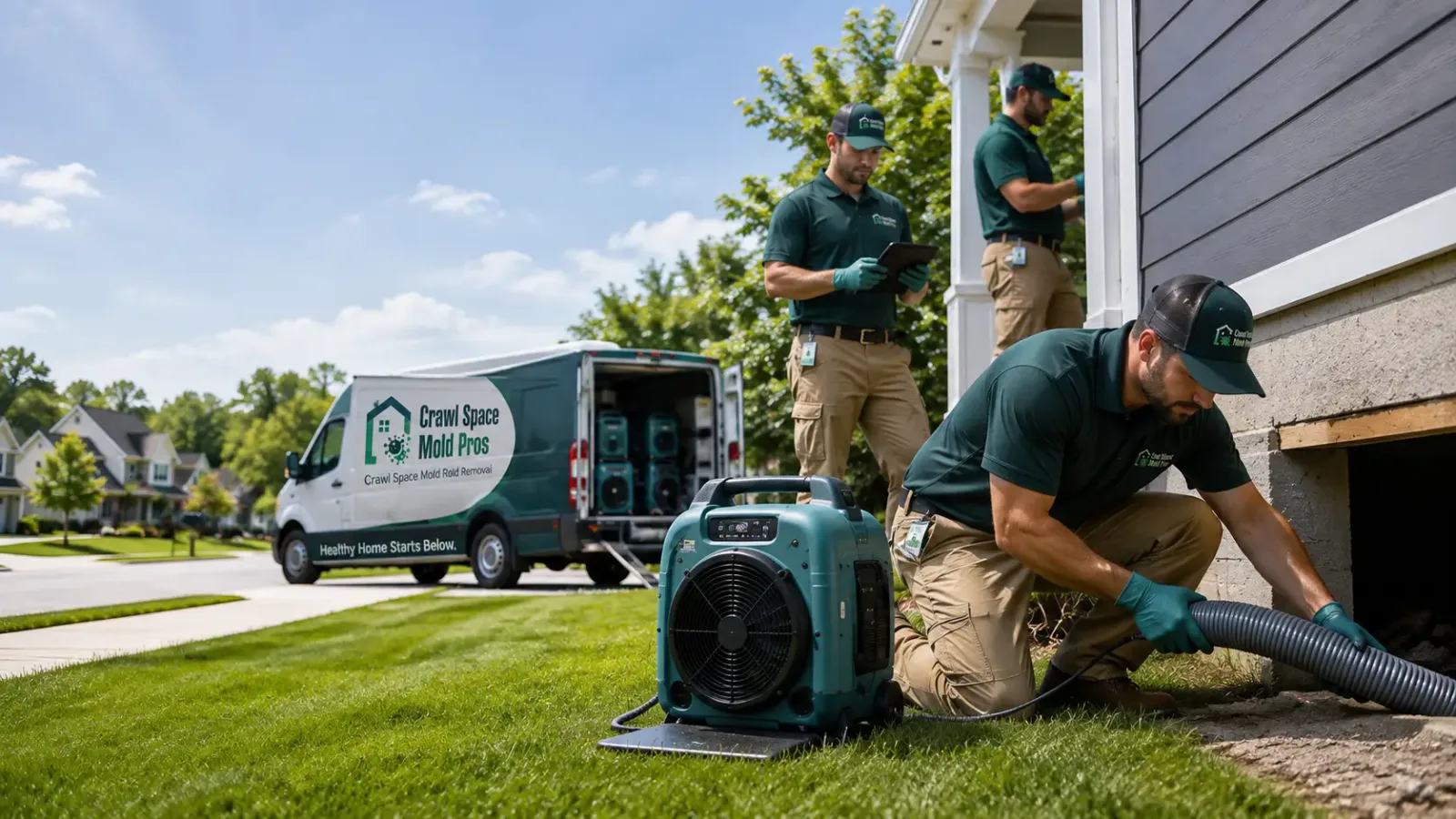 Crawl Space Mold Removal in Wellesley, MA